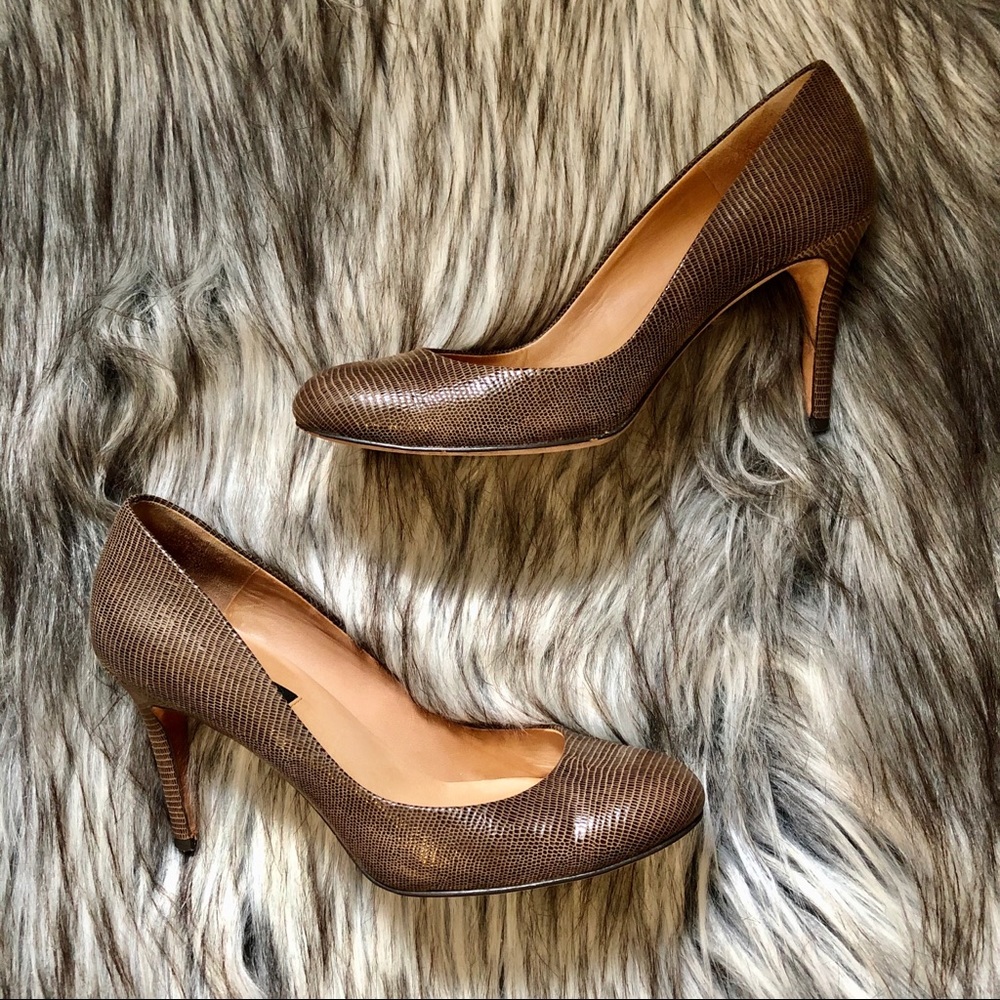 Ann Taylor Perfect Pump - Lizard Design